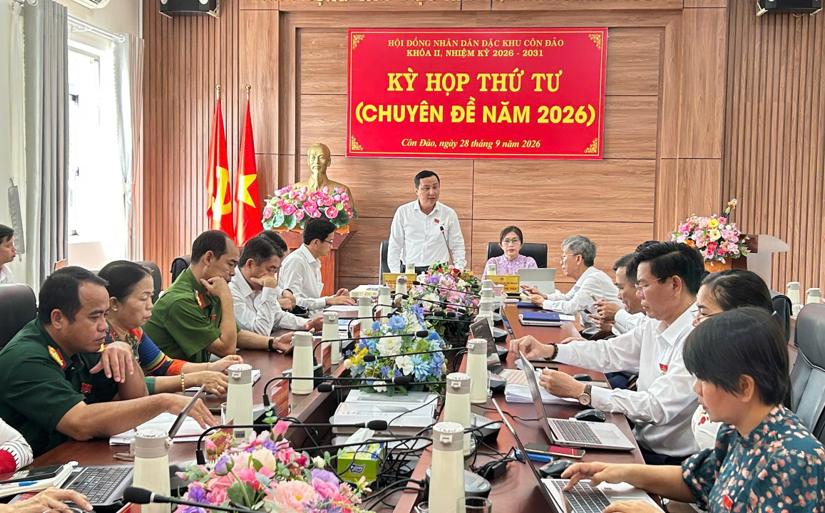 HĐND ĐẶC KHU CÔN ĐẢO TỔ CHỨC THÀNH CÔNG KỲ HỌP THỨ TƯ (KỲ HỌP CHUYÊN ĐỀ)