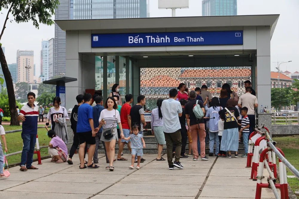 Metro Bến Thành - Suối Tiên miễn phí vé ngày Quốc khánh 2-9