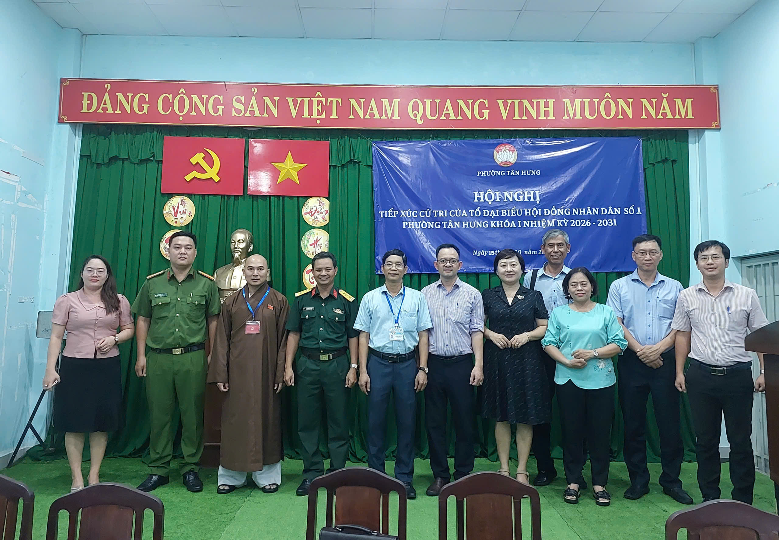 TỔ ĐẠI BIỂU SỐ 1 - HỘI ĐỒNG NHÂN DÂN PHƯỜNG TÂN HƯNG GẶP GỠ, TIẾP XÚC CỬ TRI CÁC KHU PHỐ