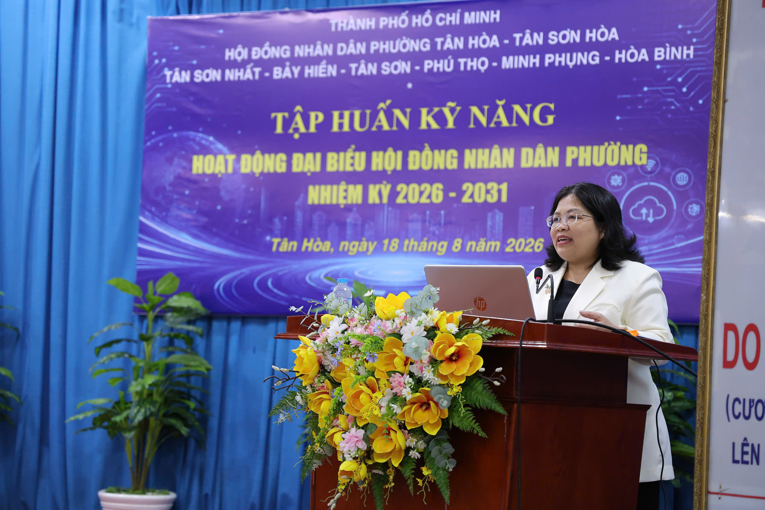 TẬP HUẤN KỸ NĂNG HOẠT ĐỘNG ĐẠI BIỂU HĐND PHƯỜNG NHIỆM KỲ 2026 – 2031