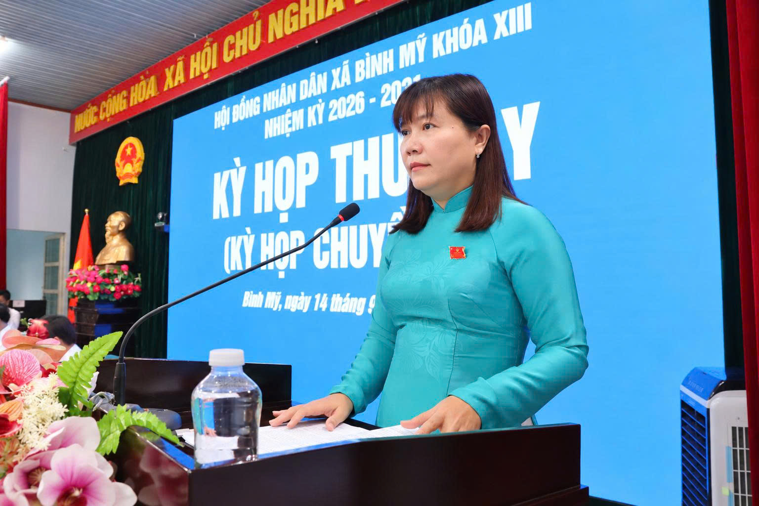 HỘI ĐỒNG NHÂN DÂN XÃ BÌNH MỸ TỔ CHỨC THÀNH CÔNG  KỲ HỌP THỨ BẢY (KỲ HỌP CHUYÊN ĐỀ) KHÓA XIII,  NHIỆM KỲ 2026 – 2031