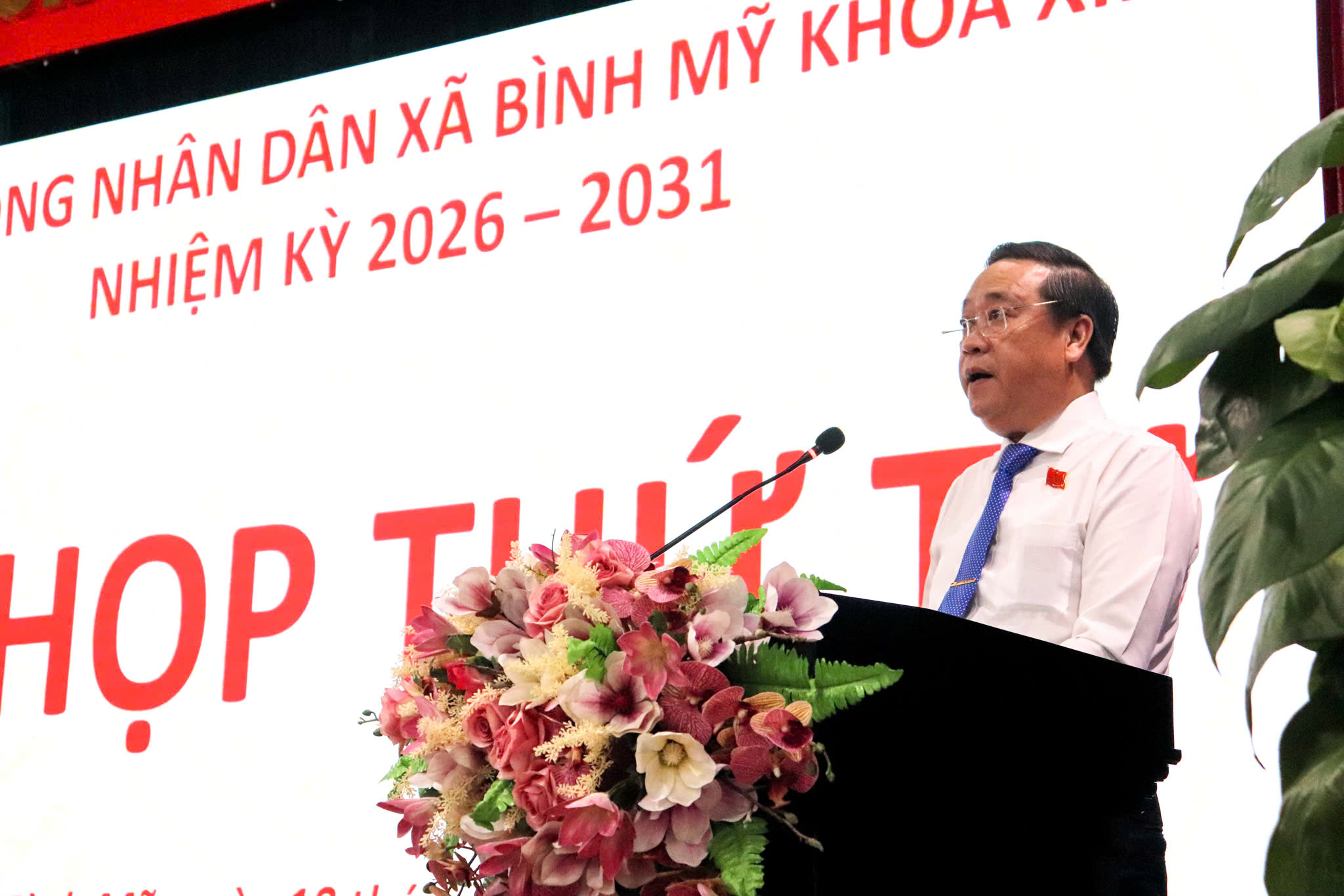 HỘI ĐỒNG NHÂN DÂN XÃ BÌNH MỸ TỔ CHỨC THÀNH CÔNG  KỲ HỌP THỨ TƯ (KỲ HỌP CHUYÊN ĐỀ) KHÓA XIII,  NHIỆM KỲ 2026 – 2031