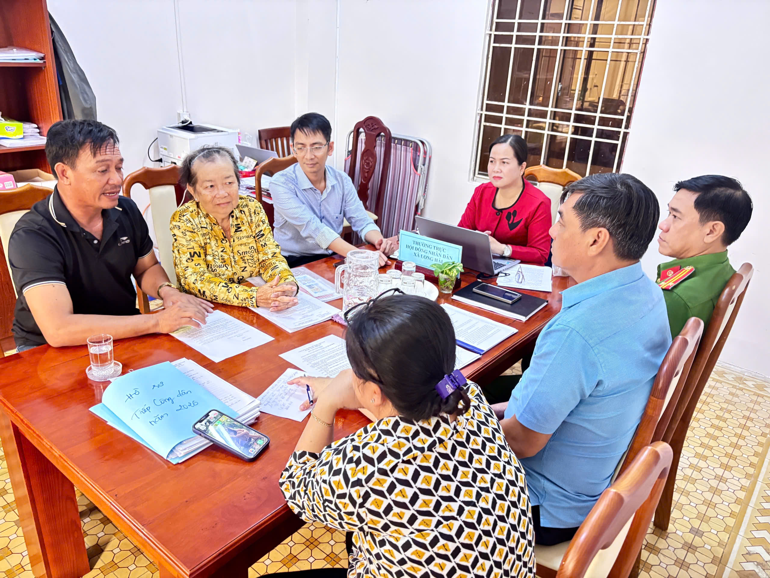 HĐND XÃ LONG HẢI TIẾP CÔNG DÂN ĐỊNH KỲ THÁNG 8-2026