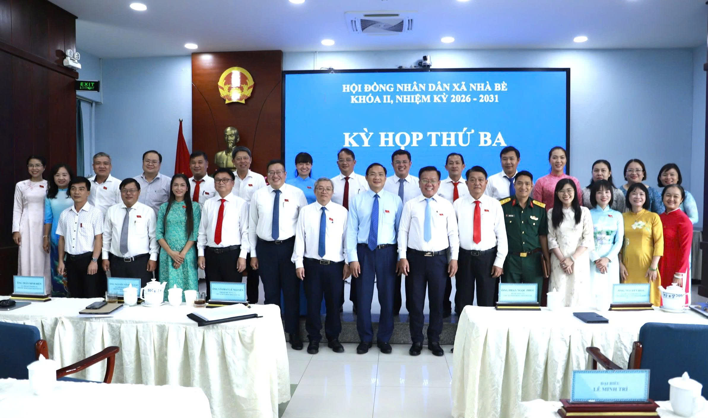 HĐND XÃ NHÀ BÈ TỔ CHỨC KỲ HỌP THỨ BA, KHÓA II, NHIỆM KỲ 2026 - 2031