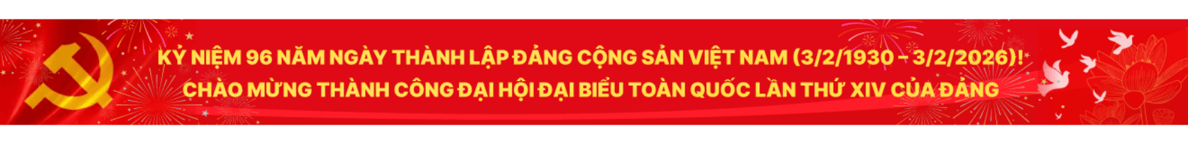 96 năm ngày thành lập Đảng