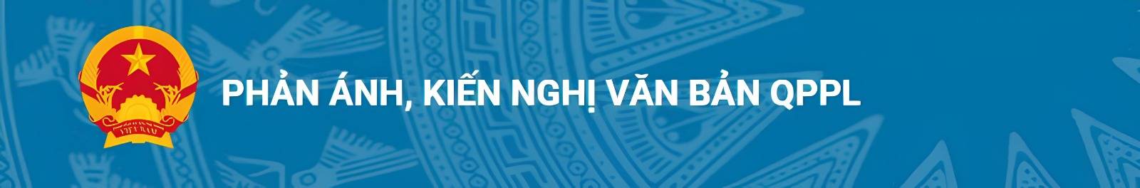 Phản ánh kiến nghị văn bản QPPL
