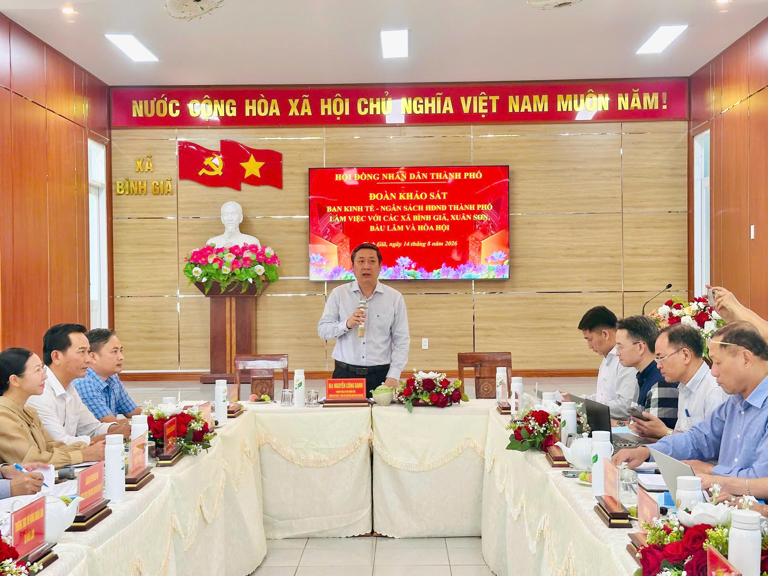 BAN KINH TẾ - NGÂN SÁCH HĐND THÀNH PHỐ TIẾP TỤC KHẢO SÁT CHƯƠNG TRÌNH XÂY DỰNG NÔNG THÔN MỚI