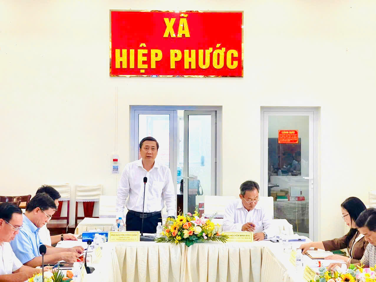 Khảo sát nhu cầu đầu tư nông thôn mới tại Nhà Bè và Hiệp Phước: Ưu tiên công trình thiết thực, phù hợp khả năng cân đối vốn