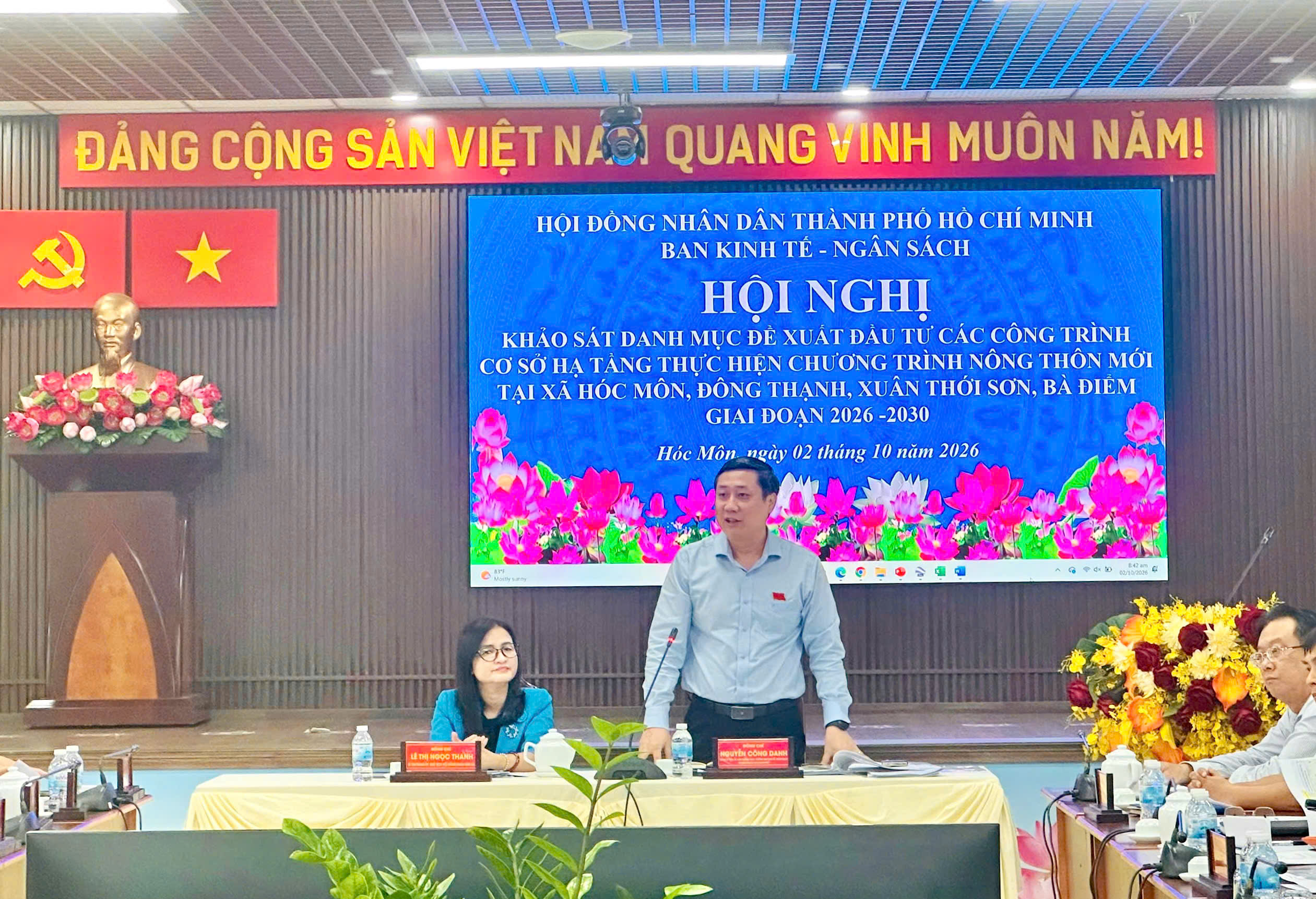 Ban Kinh tế - Ngân sách HĐND TP. Hồ Chí Minh: Rà soát danh mục đầu tư xây dựng nông thôn mới tại 4 xã khu vực Hóc Môn
