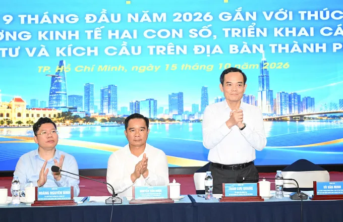 Chủ tịch UBND TPHCM Nguyễn Văn Được: Quý 4-2026 GRDP TPHCM phải tăng 13,23%