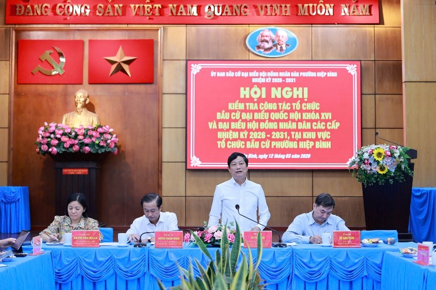 Lãnh đạo Ủy ban Bầu cử Thành phố Hồ Chí Minh  kiểm tra công tác chuẩn bị bầu cử tại phường Hiệp Bình và Tam Bình