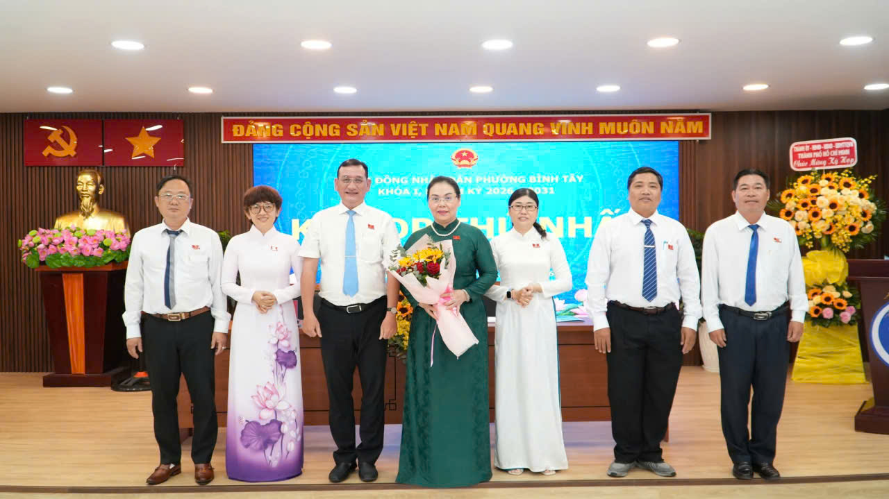 Kỳ họp thứ nhất HĐND phường Bình Tây khóa I nhiệm kỳ 2026-2031