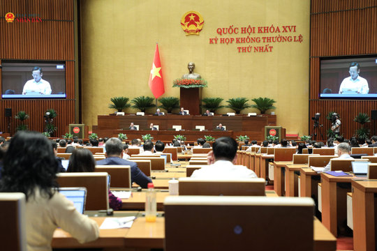 Thông cáo báo chí số 14, Kỳ họp không thường lệ thứ Nhất, Quốc hội Khóa XVI
