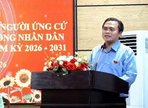 Ứng cử viên Cao Thanh Bình: Tập trung phát triển hạ tầng, cải thiện môi trường đầu tư, củng cố an sinh xã hội