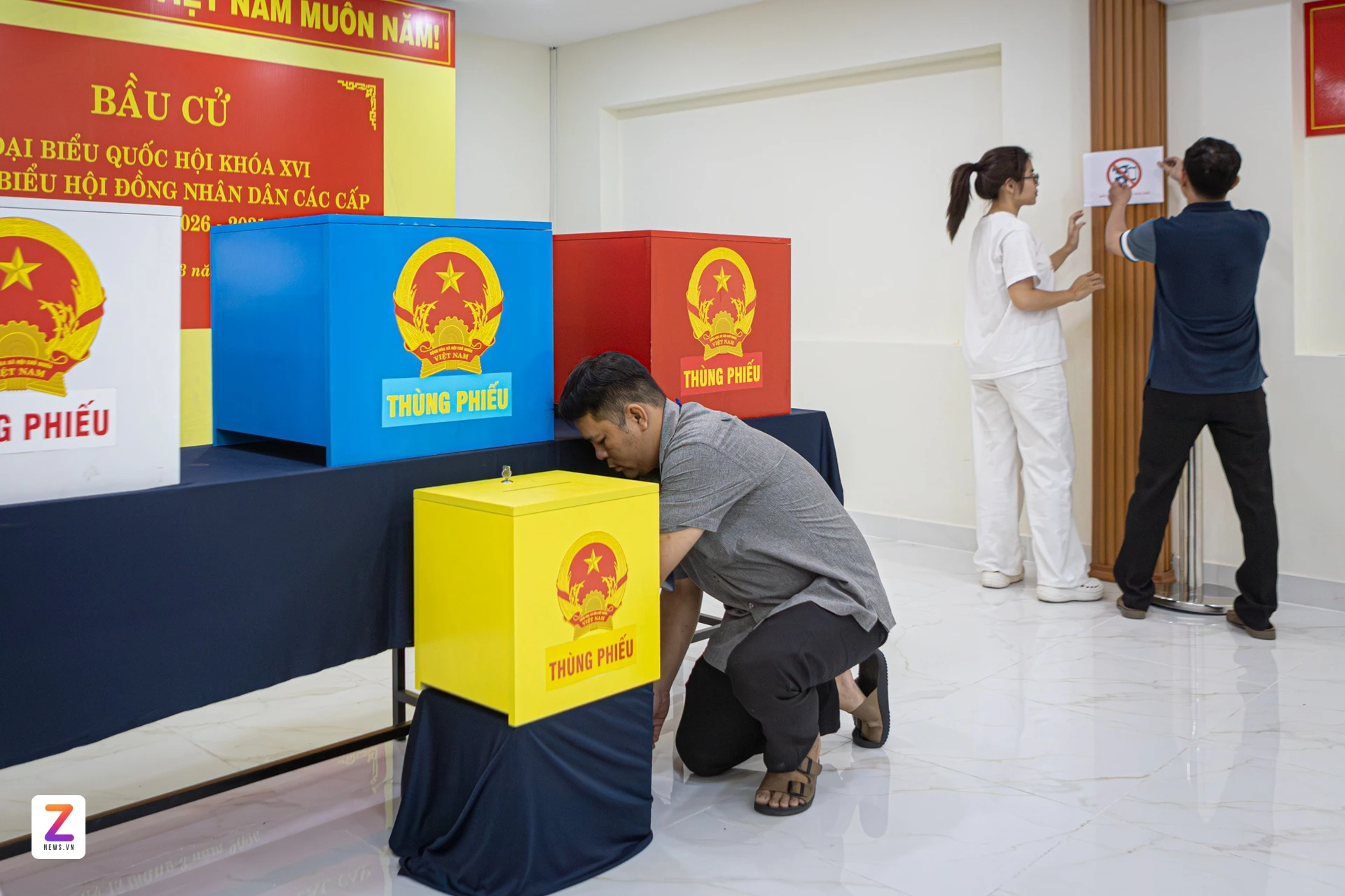 Các điểm bầu cử TP.HCM sẵn sàng trước giờ G