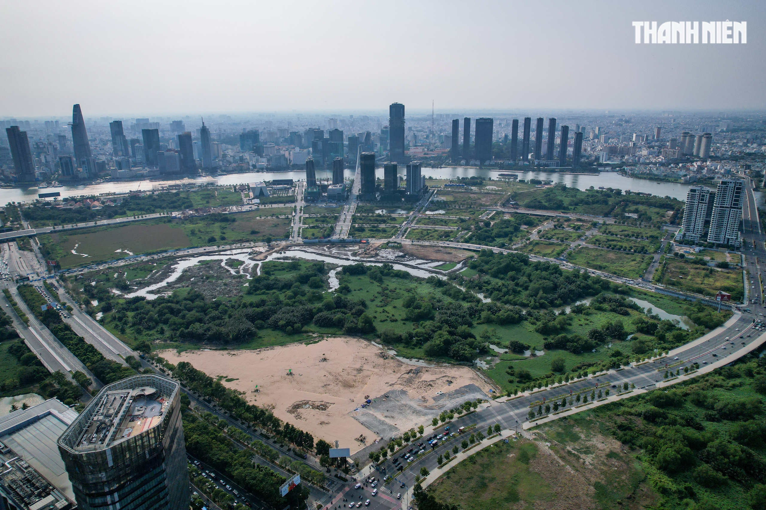 Toàn cảnh khu đất 33 ha ở Thủ Thiêm sẽ thành trung tâm hành chính mới