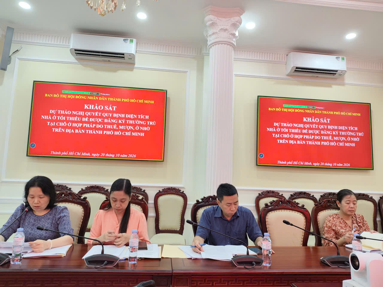 BAN ĐÔ THỊ HỘI ĐỒNG NHÂN DÂN THÀNH PHỐ HỒ CHÍ MINH KHẢO SÁT VỀ DỰ THẢO NGHỊ QUYẾT QUY ĐỊNH DIỆN TÍCH NHÀ Ở TỐI THIỂU ĐỂ ĐƯỢC ĐĂNG KÝ THƯỜNG TRÚ TẠI CHỖ Ở HỢP PHÁP DO THUÊ, MƯỢN, Ở NHỜ TRÊN ĐỊA BÀN THÀNH PHỐ HỒ CHÍ MINH
