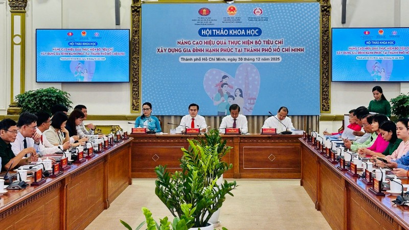 Nâng cao hiệu quả thực hiện Bộ tiêu chí xây dựng gia đình hạnh phúc tại Thành phố Hồ Chí Minh 