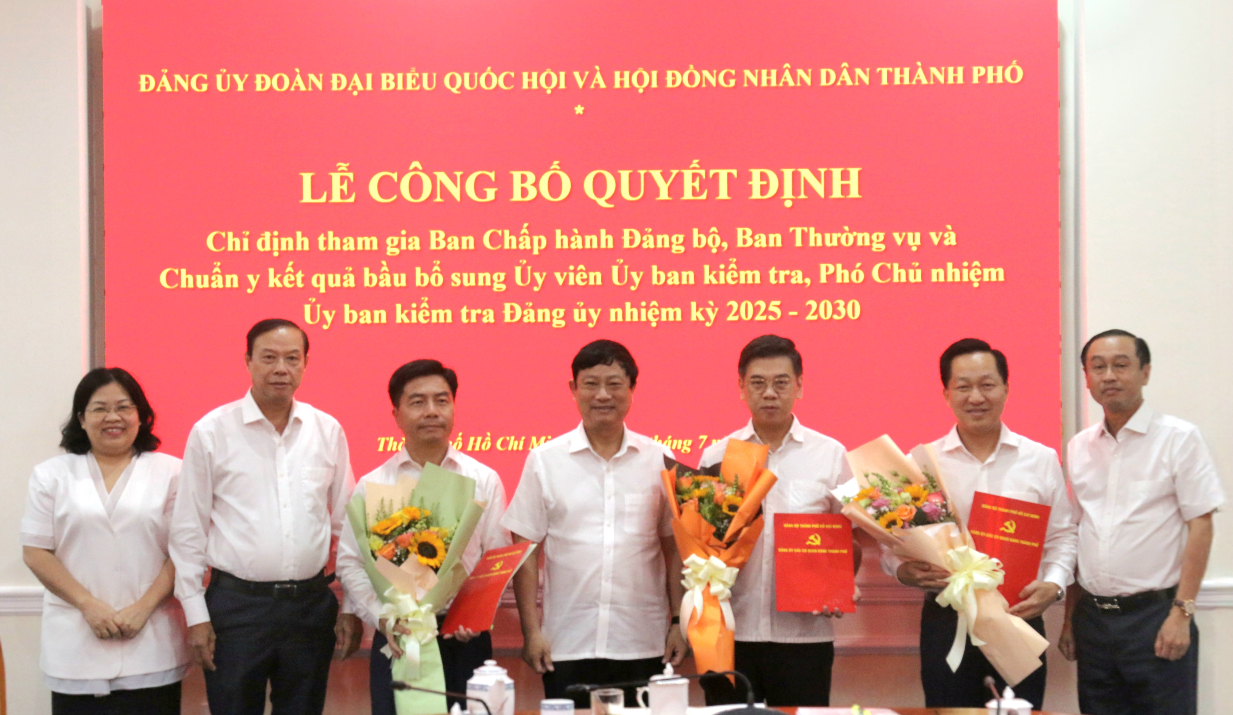 Đảng ủy Đoàn đại biểu Quốc hội và HĐND Thành phố kiện toàn nhân sự nhiệm kỳ 2025 - 2030
