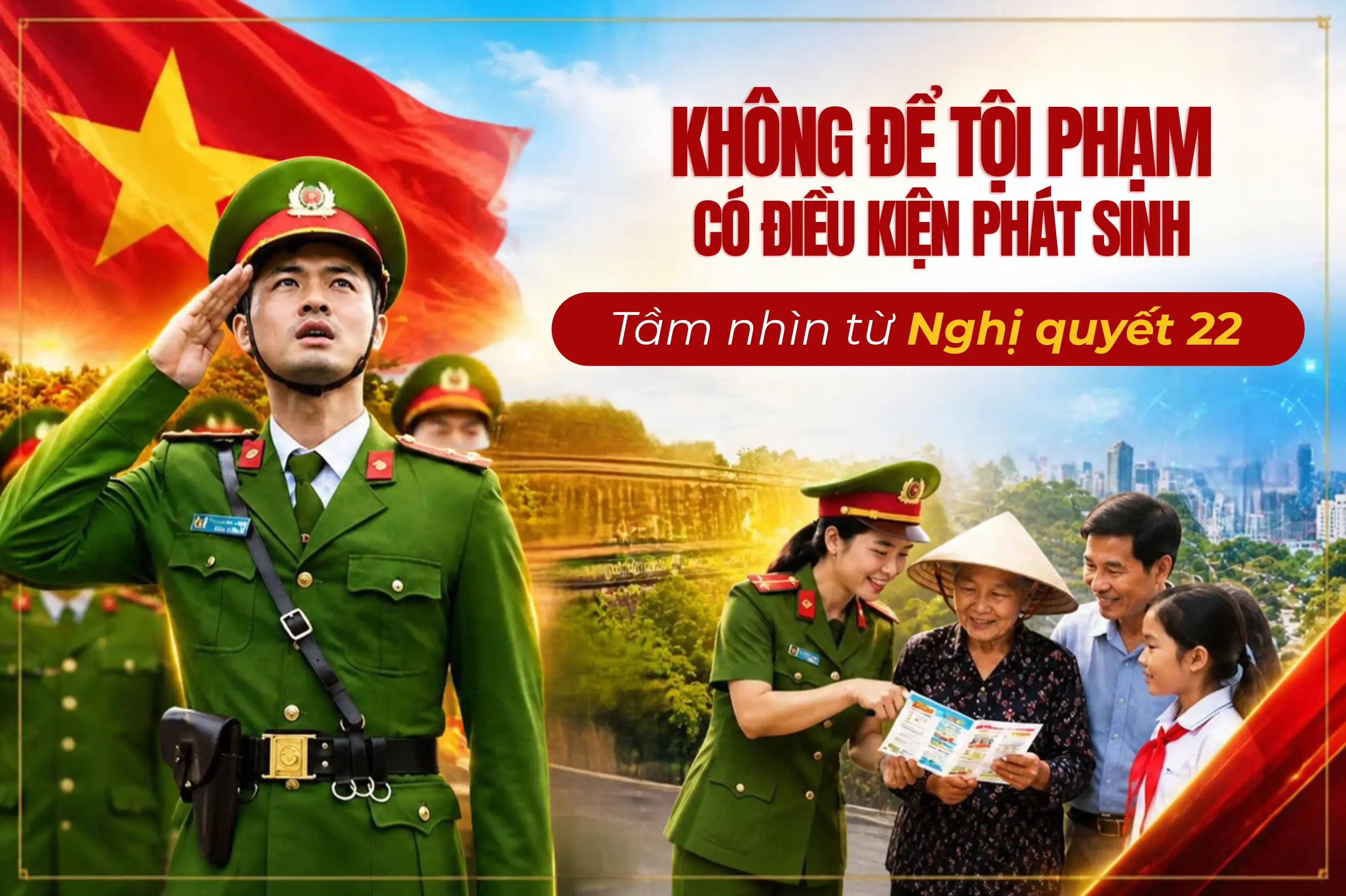 Không để tội phạm có điều kiện phát sinh - Tầm nhìn từ Nghị quyết số 22-NQ/TW