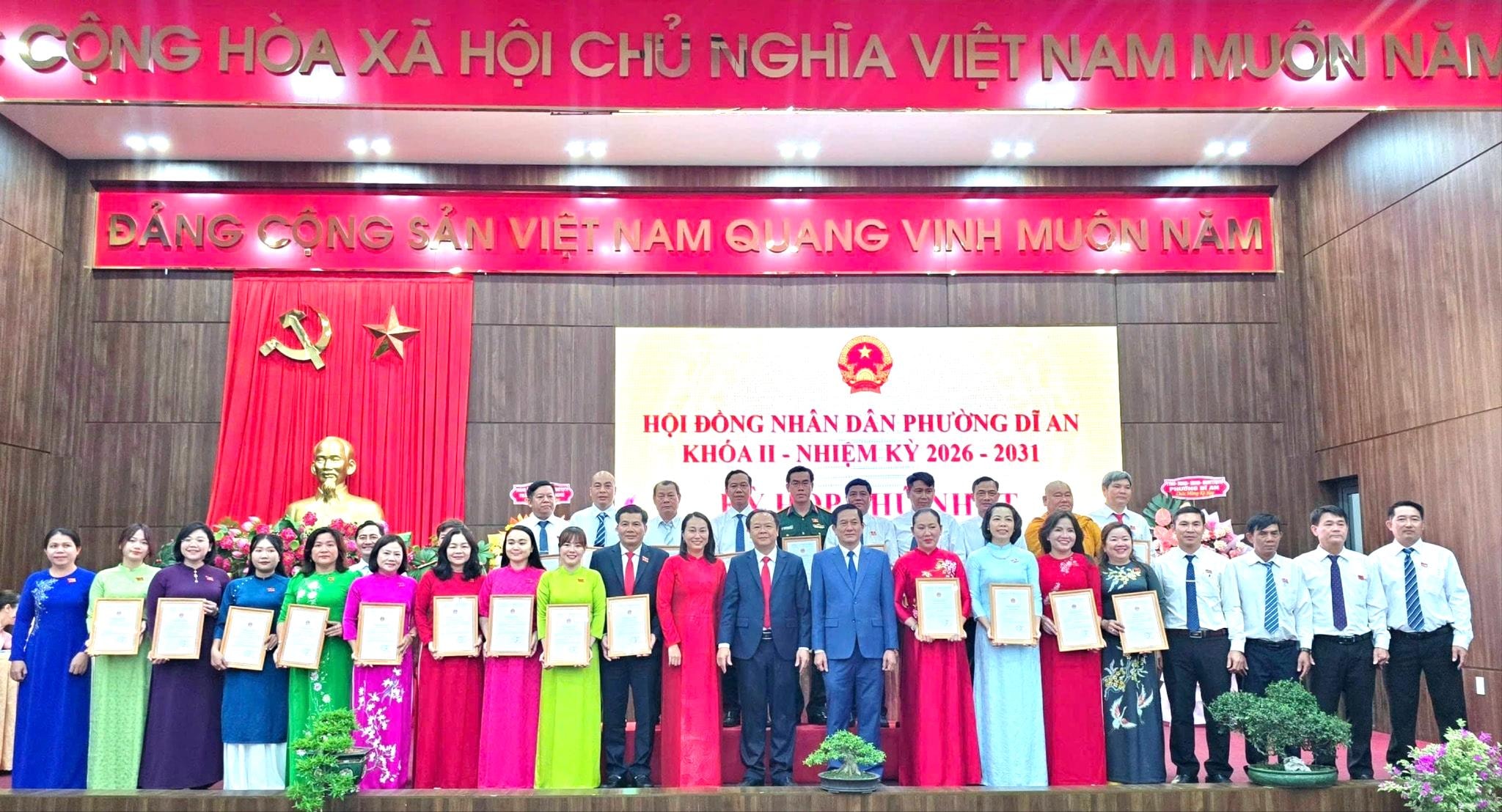 TP. Hồ Chí Minh: Phường Dĩ An kiện toàn nhân sự chủ chốt nhiệm kỳ 2026 – 2031