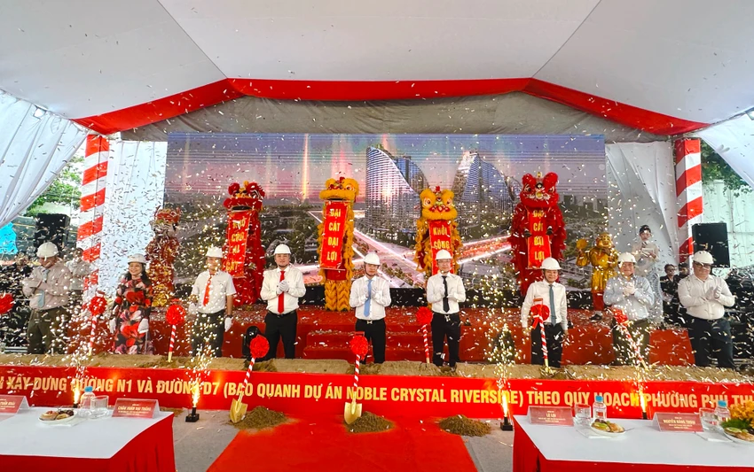 TP.HCM: Khởi công loạt tuyến đường tại phường Phú Thuận nhân 50 năm thành phố mang tên Bác