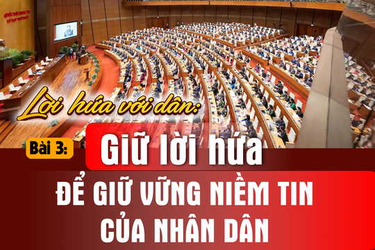 Bài 3: Giữ lời hứa để giữ vững niềm tin của Nhân dân Bài 3: Giữ lời hứa để giữ vững niềm tin của Nhân dân