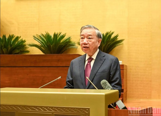 Phát biểu của Tổng Bí thư, Chủ tịch nước Tô Lâm tại Hội nghị toàn quốc nghiên cứu, học tập, quán triệt và triển khai thực hiện Nghị quyết Hội nghị lần thứ hai BCH Trung ương Đảng khóa XIV