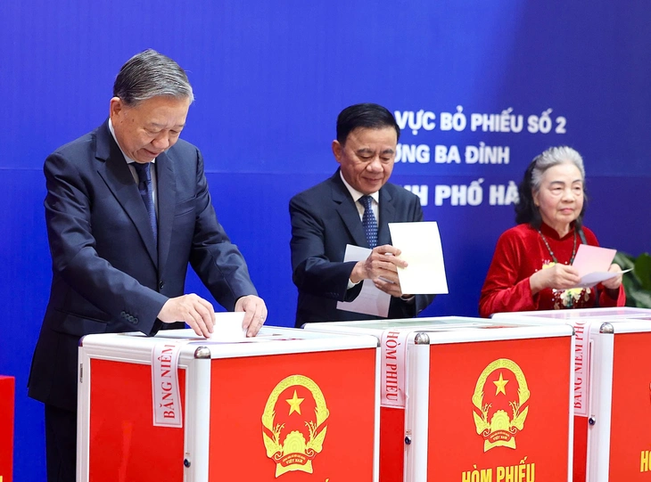 Tổng Bí thư Tô Lâm và các Ủy viên Bộ Chính trị, Ban Bí thư trúng cử đại biểu Quốc hội khóa XVI