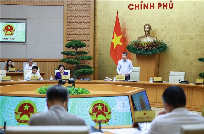 Thủ tướng Lê Minh Hưng chủ trì Phiên họp Chính phủ chuyên đề về xây dựng pháp luật