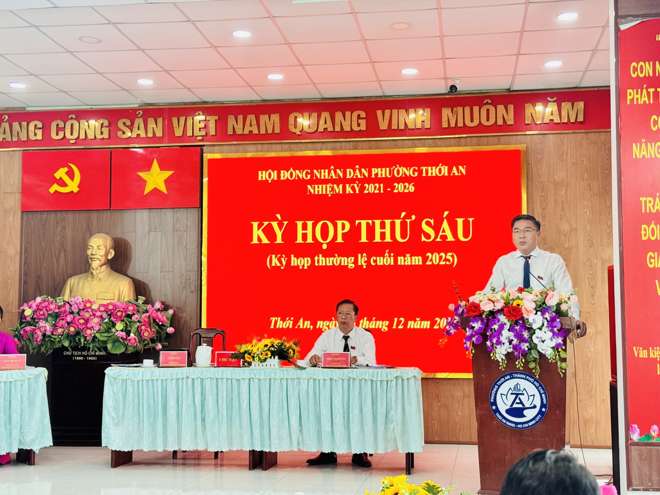 HĐND phường Thới An tổ chức kỳ họp thứ sáu – kỳ họp thường lệ cuối năm 2025