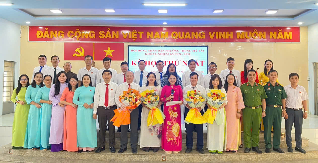 PHƯỜNG TRUNG MỸ TÂY TỔ CHỨC KỲ HỌP THỨ NHẤT HỘI ĐỒNG NHÂN DÂN PHƯỜNG KHÓA I, NHIỆM KỲ 2026-2031