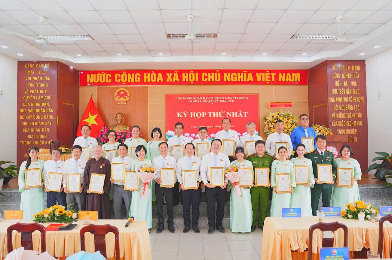 KỲ HỌP THỨ NHẤT HỘI ĐỒNG NHÂN DÂN PHƯỜNG LONG TRƯỜNG, KHÓA I, NHIỆM KỲ 2026 – 2031