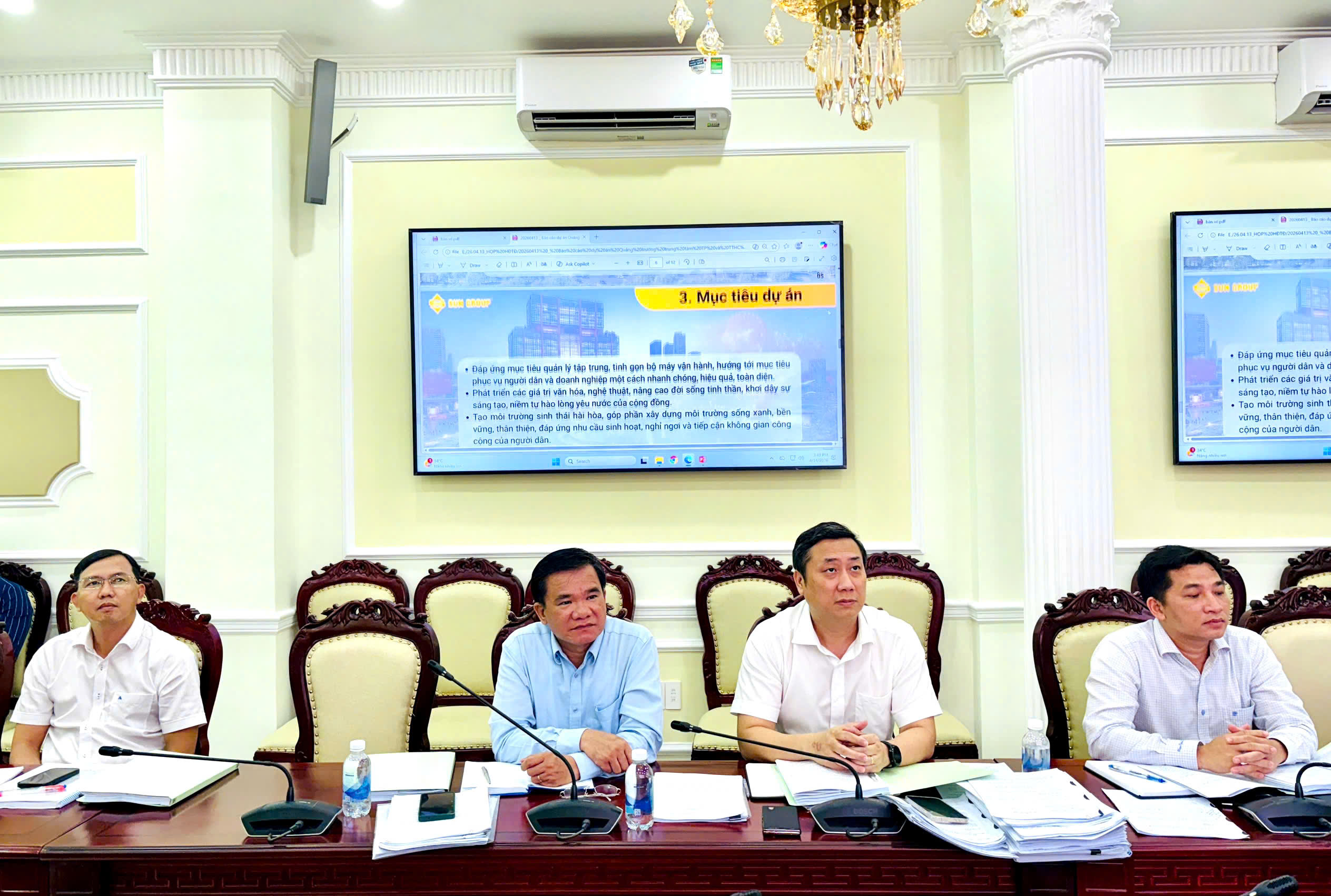 Khảo sát dự án Quảng trường trung tâm Thành phố và Trung tâm hành chính Thành phố: Đặt nền móng cho không gian phát triển mang tầm thế kỷ