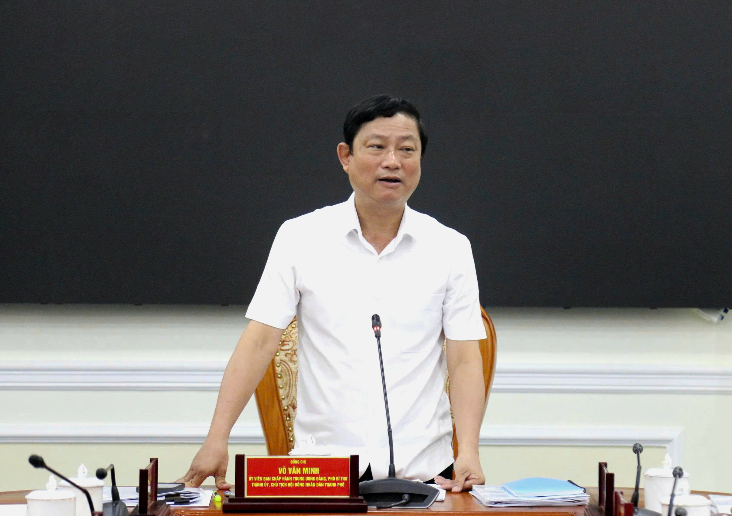 Chủ tịch HĐND Thành phố chủ trì họp nghe báo cáo danh mục các dự án đầu tư công lĩnh vực bảo vệ môi trường