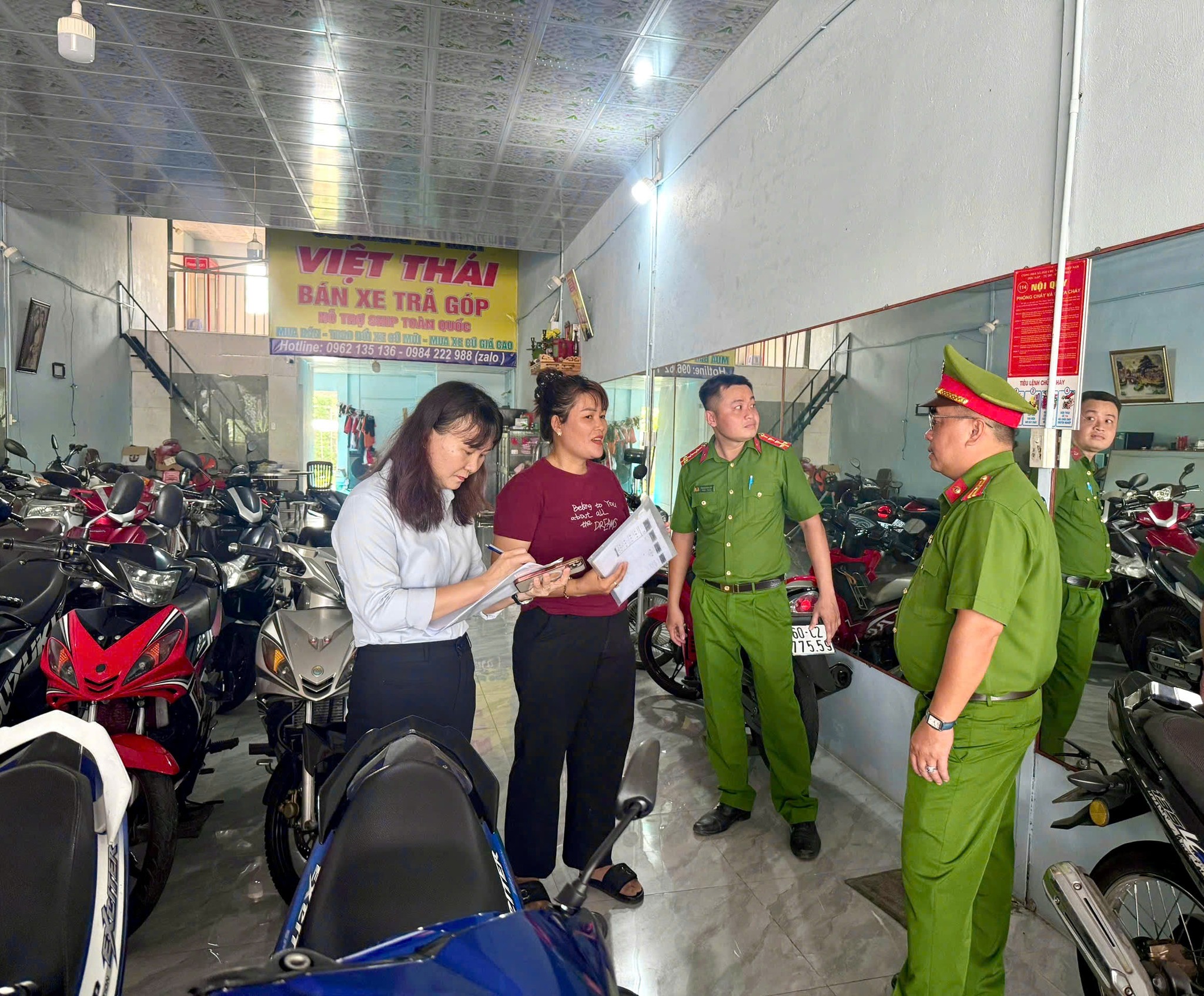 HĐND PHƯỜNG AN PHÚ: KHẢO SÁT CÔNG TÁC PHÒNG CHÁY CHỮA CHÁY