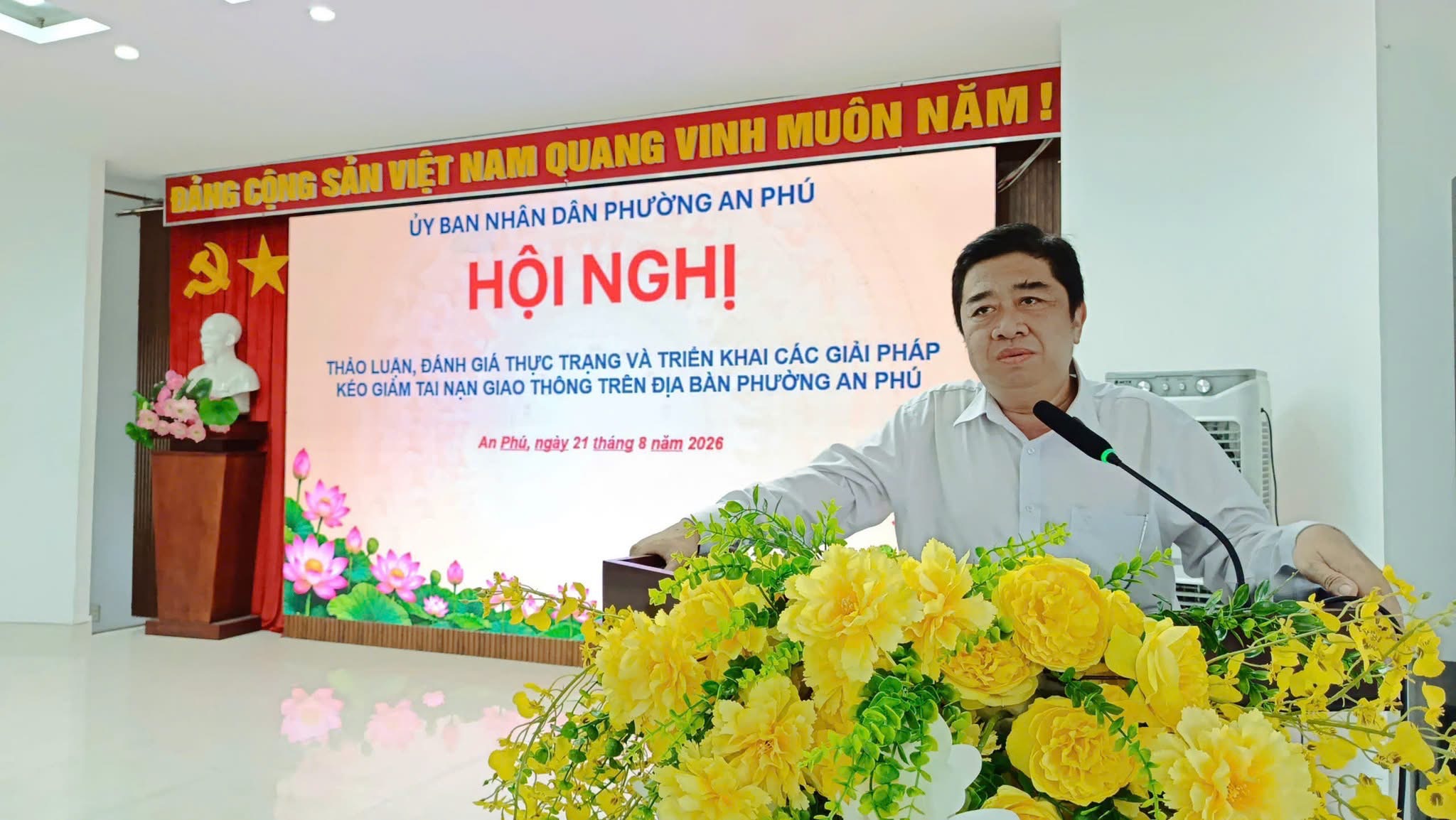 PHƯỜNG AN PHÚ: THẢO LUẬN, TRIỂN KHAI GIẢI PHÁP KÉO GIẢM TAI NẠN GIAO THÔNG