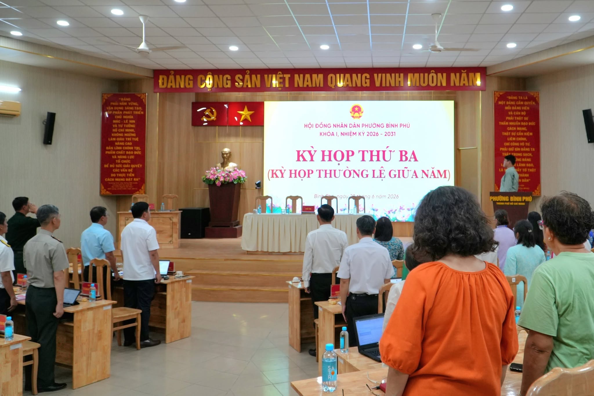 PHƯỜNG BÌNH PHÚ TỔ CHỨC THÀNH CÔNG KỲ HỌP THỨ BA (KỲ HỌP THƯỜNG LỆ GIỮA NĂM) HĐND PHƯỜNG KHÓA I, NHIỆM KỲ 2026 – 2031