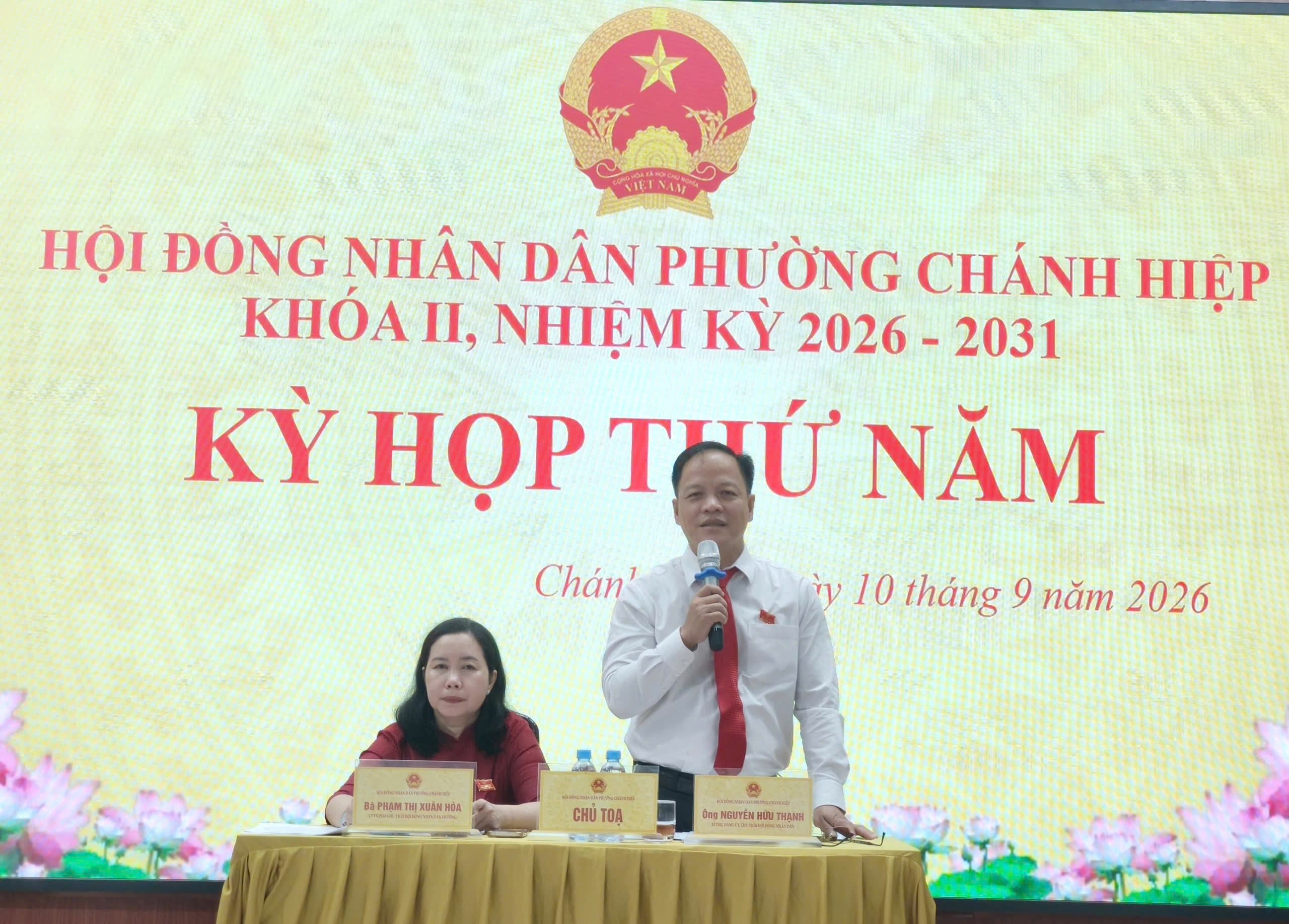 HĐND phường Chánh Hiệp thông qua các Nghị quyết quan trọng, kiện toàn chức danh Trưởng Ban Kinh tế - Ngân sách HĐND phường