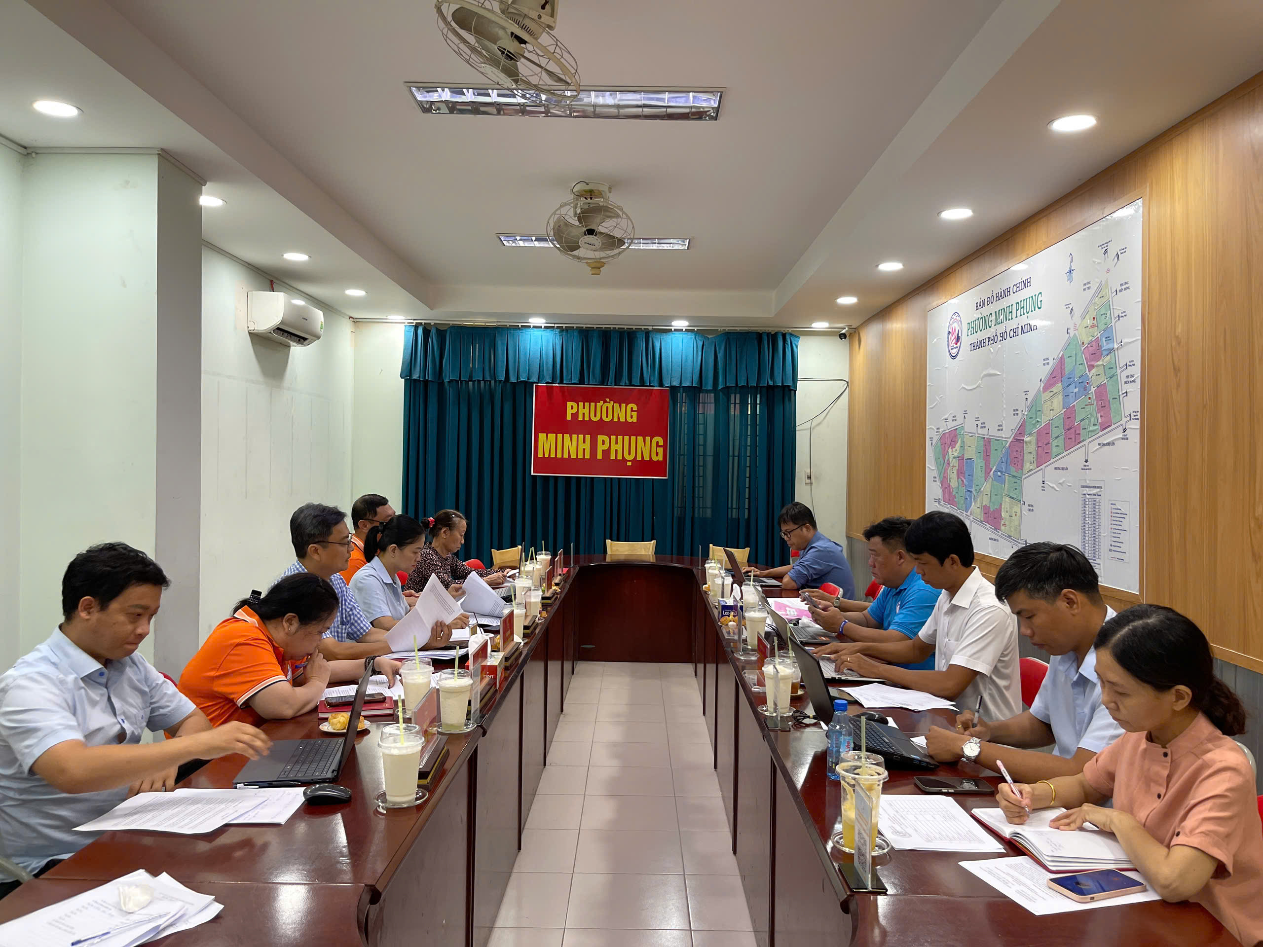 HỘI ĐỒNG NHÂN DÂN PHƯỜNG MINH PHỤNG GIÁM SÁT CHUYÊN ĐỀ CÔNG TÁC QUẢN LÝ HỘ TỊCH, CƯ TRÚ VÀ DỮ LIỆU DÂN CƯ