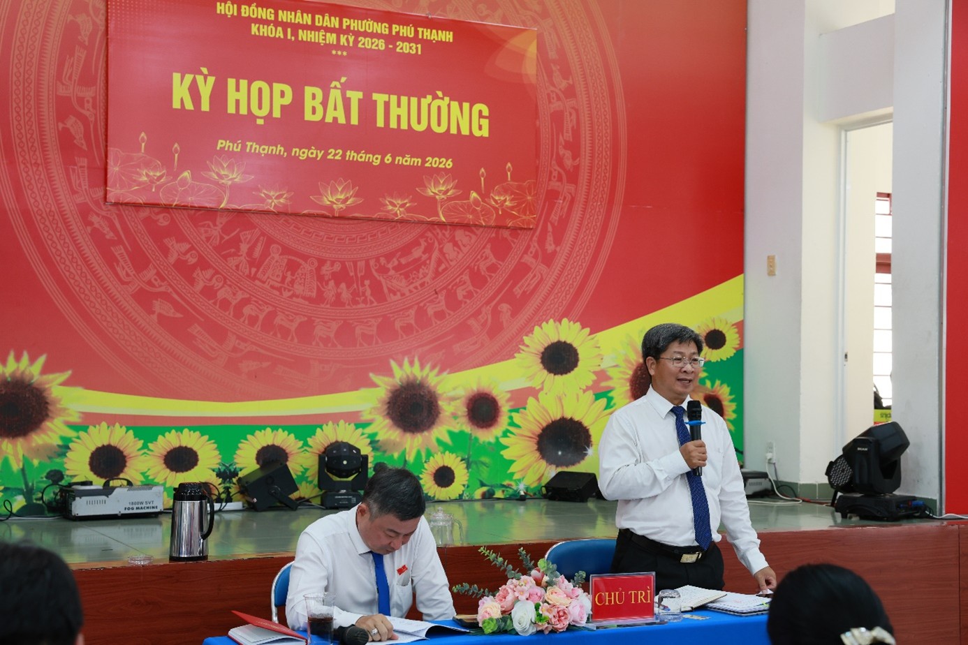 HĐND PHƯỜNG PHÚ THẠNH TỔ CHỨC THÀNH CÔNG KỲ HỌP BẤT THƯỜNG KHÓA I, NHIỆM KỲ 2026 - 2031