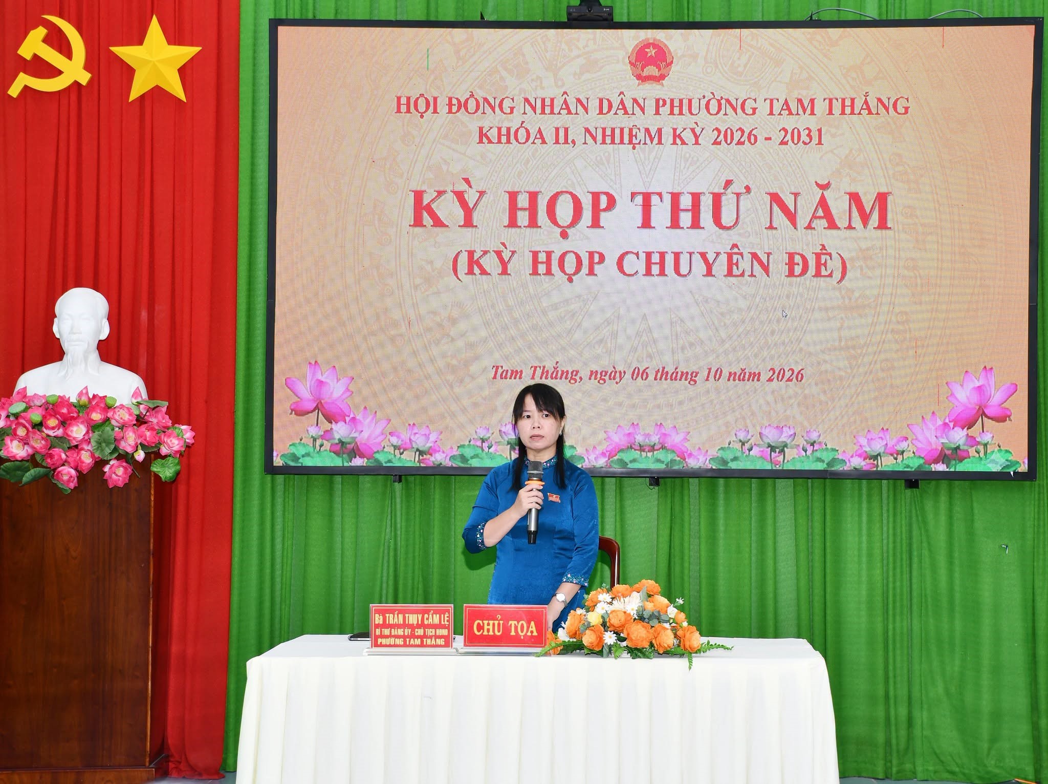 Kỳ họp thứ Năm HĐND phường Tam Thắng: Quyết nghị việc kiện toàn các cơ quan chuyên môn thuộc UBND phường