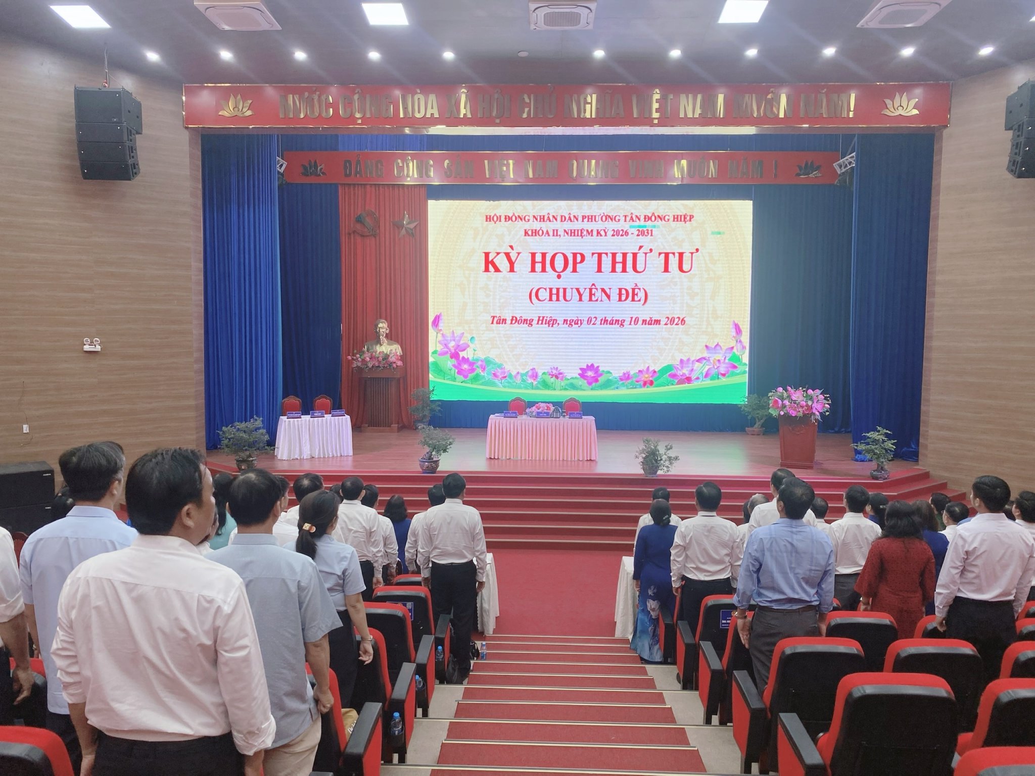 HỘI ĐỒNG NHÂN DÂN PHƯỜNG TÂN ĐÔNG HIỆP TỔ CHỨC THÀNH CÔNG KỲ HỌP THỨ 4 (KỲ HỌP CHUYÊN ĐỀ), NHIỆM KỲ 2026 – 2031