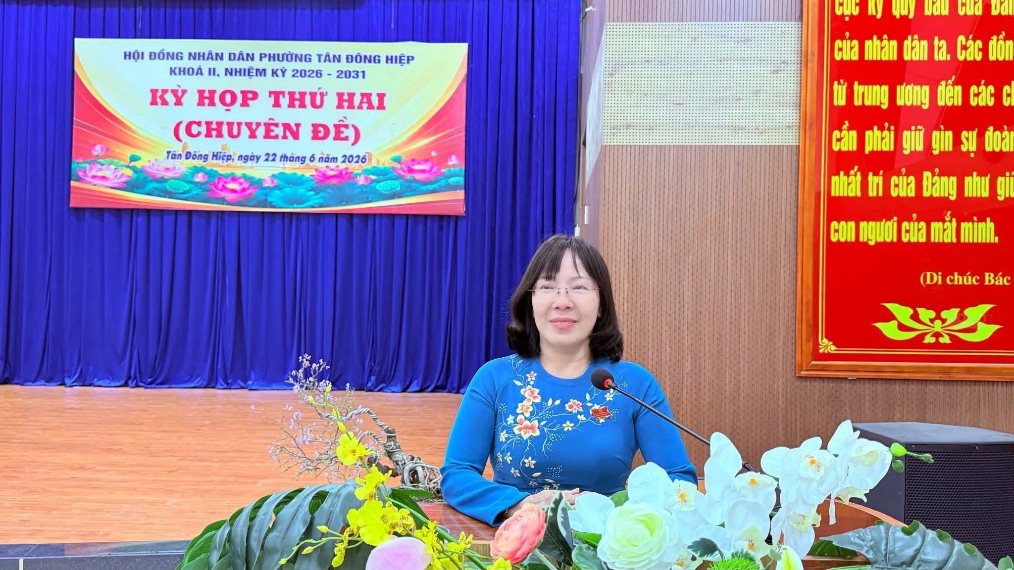 HĐND phường Tân Đông Hiệp thông qua 3 nghị quyết chuyên đề tại Kỳ họp thứ 2
