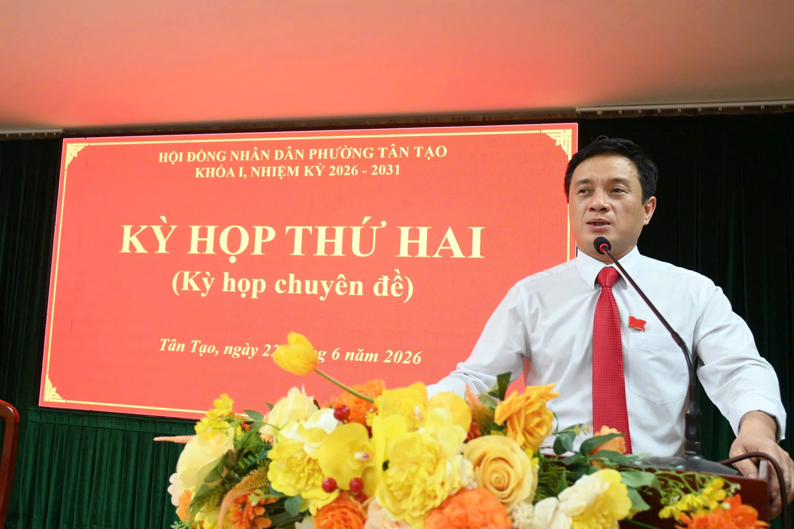 HỘI ĐỒNG NHÂN DÂN PHƯỜNG TÂN TẠO THÔNG QUA NGHỊ QUYẾT SẮP XẾP, TỔ CHỨC LẠI KHU PHỐ