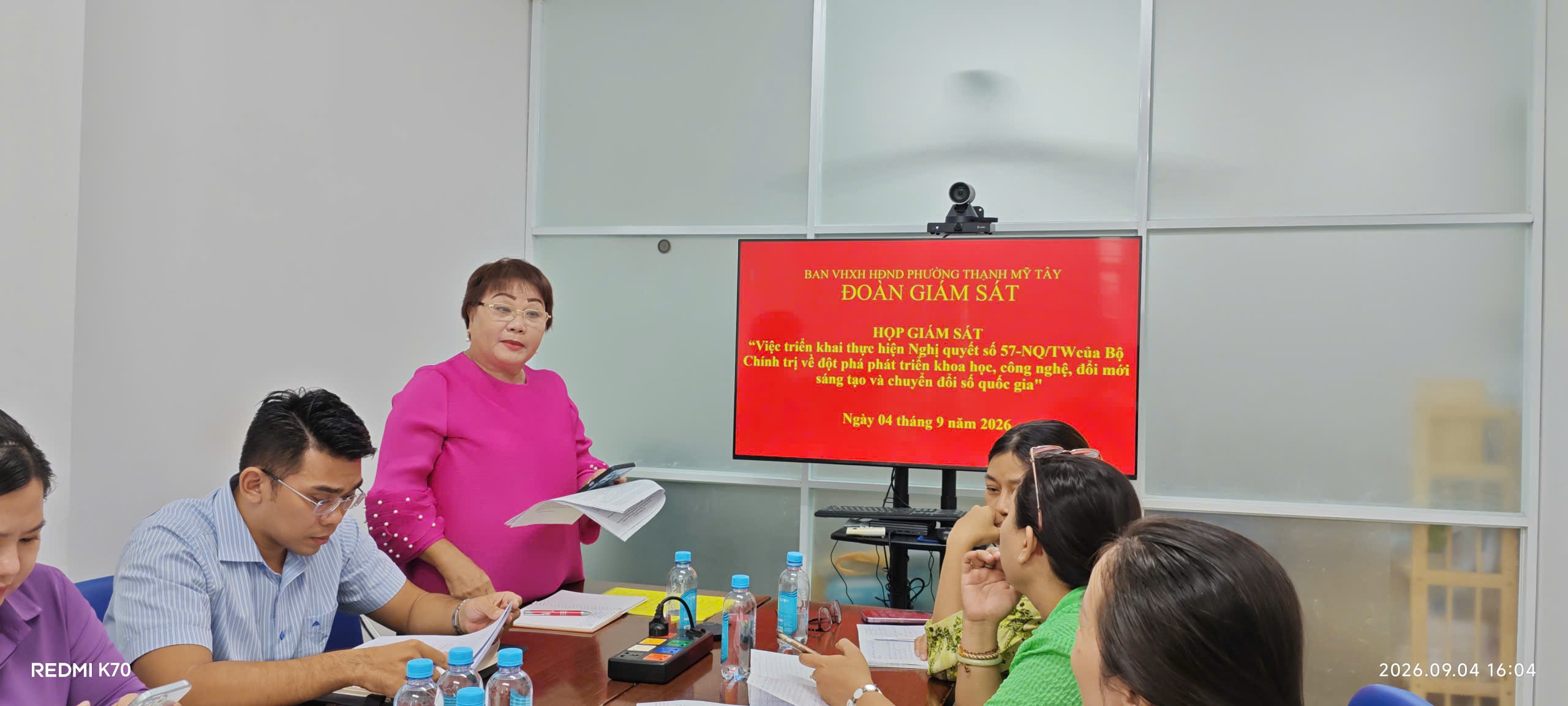 BAN VĂN HÓA – XÃ HỘI HĐND PHƯỜNG THẠNH MỸ TÂY GIÁM SÁT VIỆC THỰC HIỆN NGHỊ QUYẾT SỐ 57-NQ/TW VỀ CHUYỂN ĐỔI SỐ