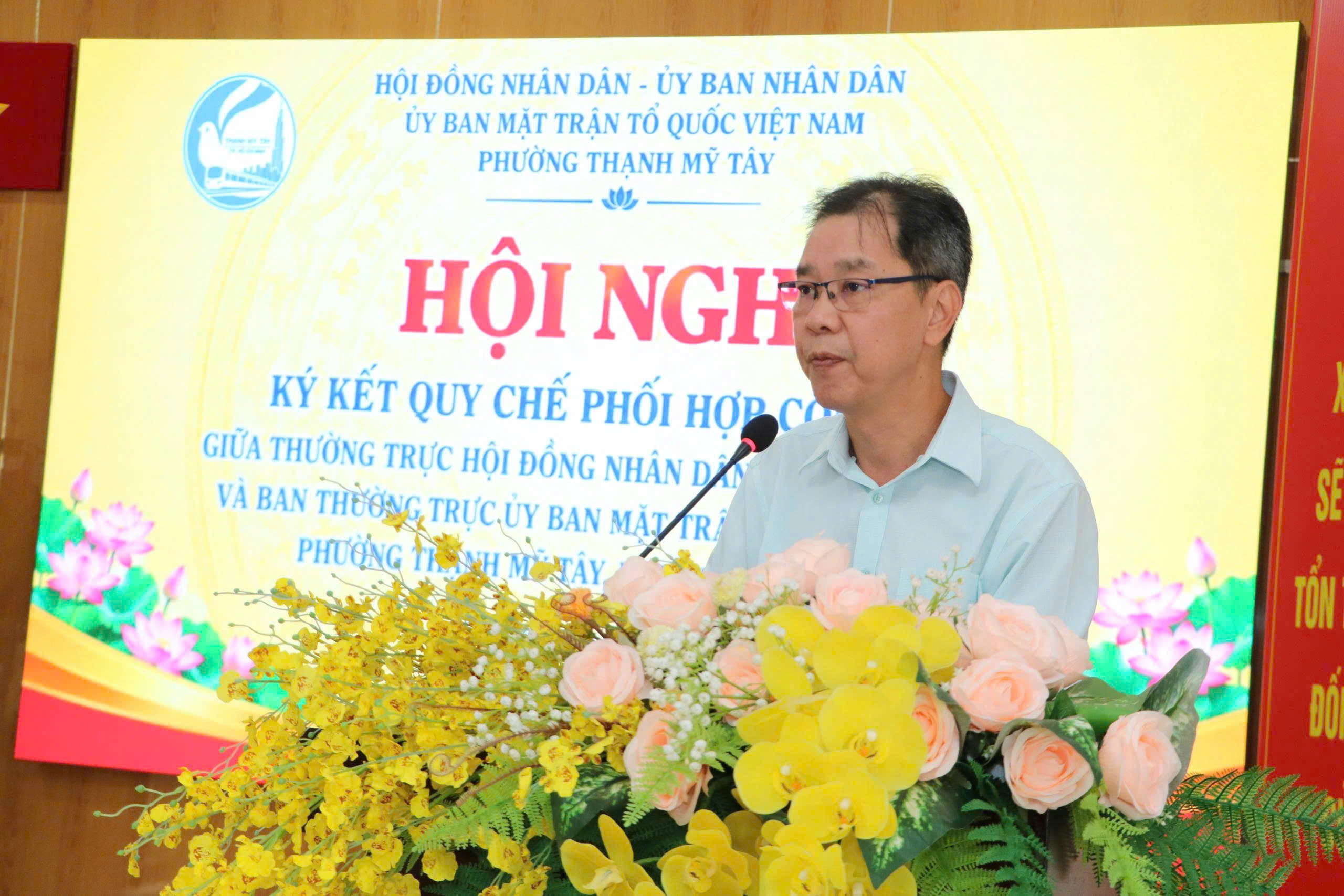PHƯỜNG THẠNH MỸ TÂY: KÝ KẾT QUY CHẾ PHỐI HỢP CÔNG TÁC NHIỆM KỲ 2026-2031