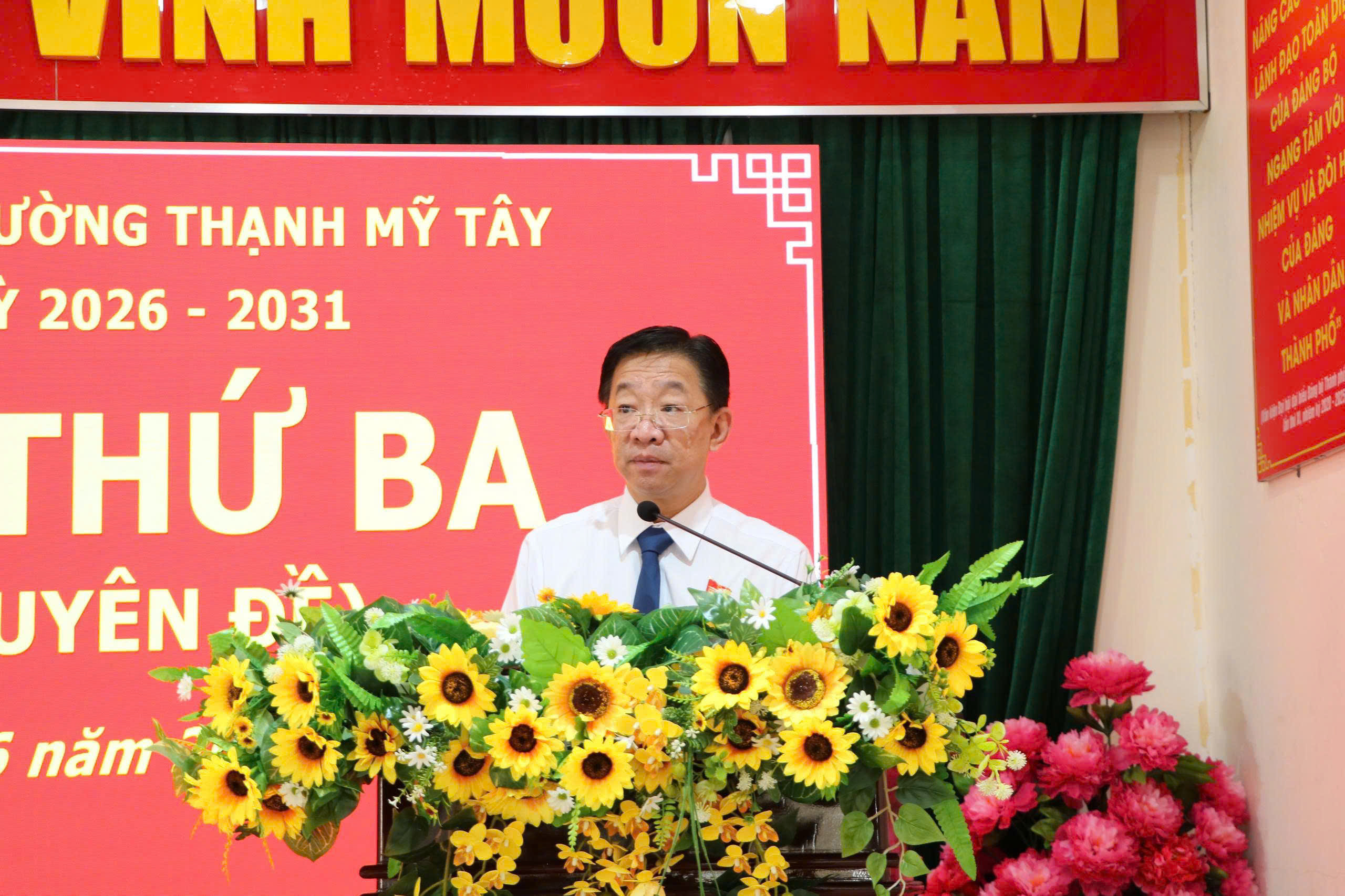 Hội đồng Nhân dân phường Thạnh Mỹ Tây tổ chức kỳ họp thứ Ba (chuyên đề), nhiệm kỳ 2026 - 2031
