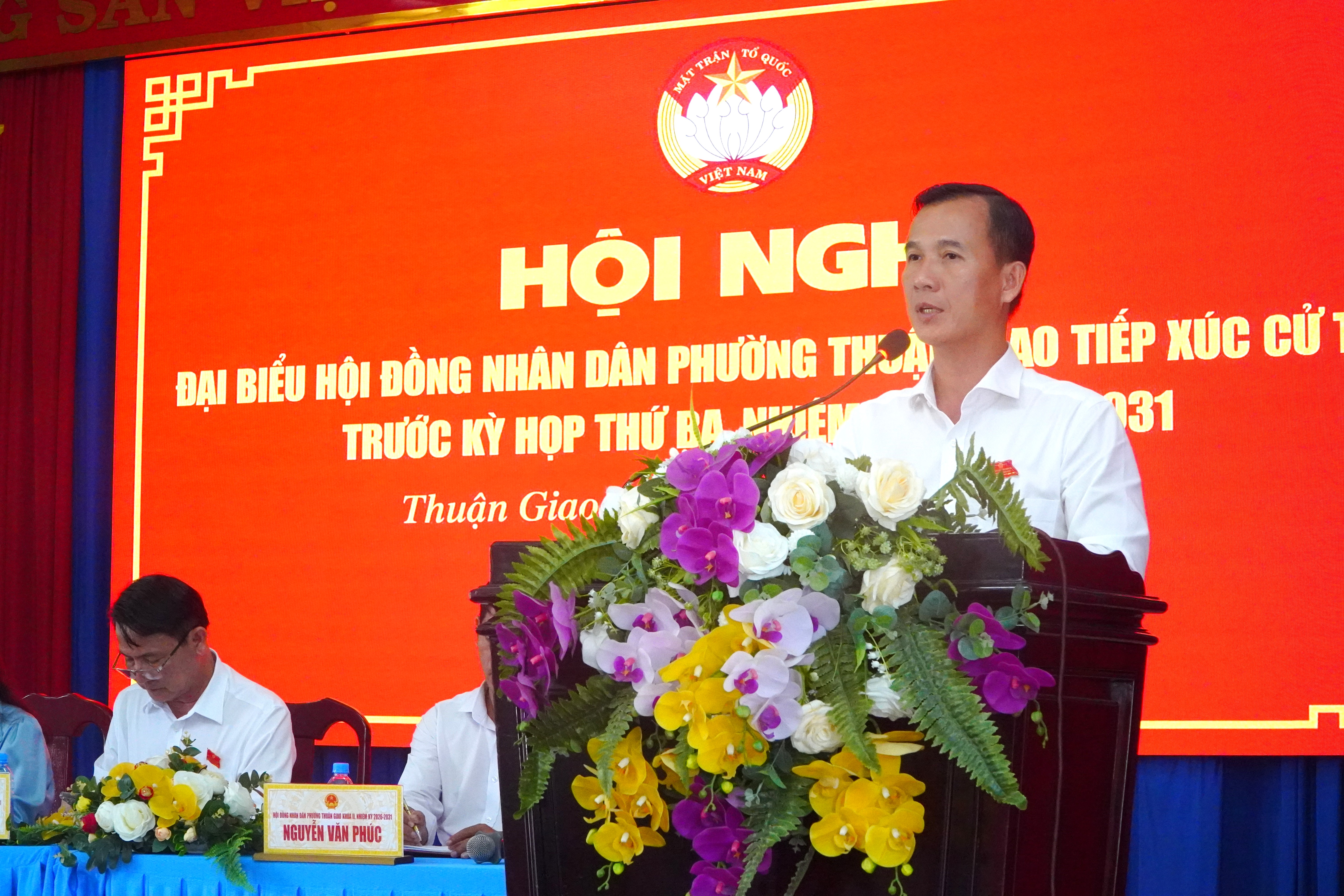 PHƯỜNG THUẬN GIAO TỔ CHỨC TIẾP XÚC CỬ TRI TRƯỚC KỲ HỌP THỨ BA HĐND PHƯỜNG KHÓA II, NHIỆM KỲ 2026 – 2031