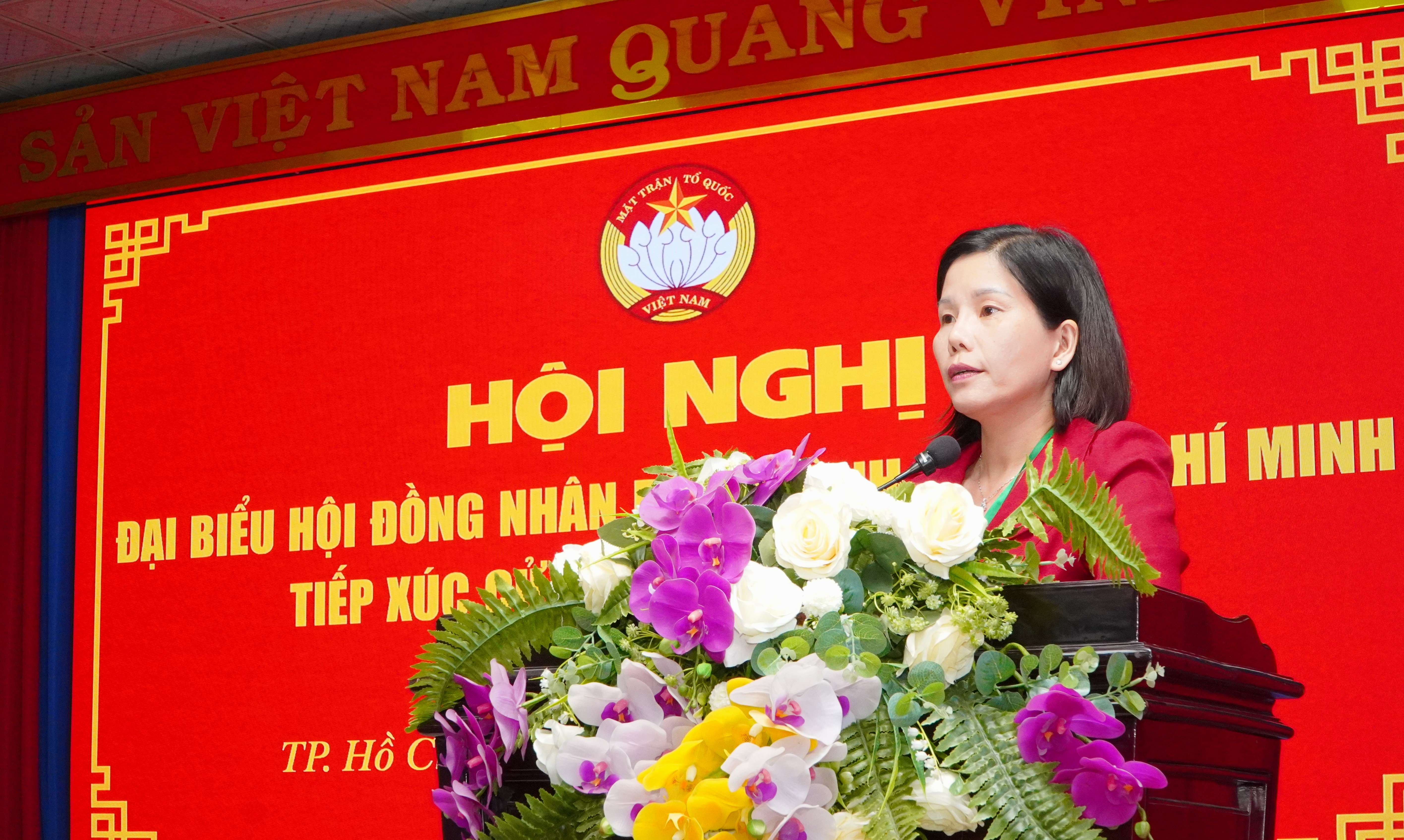 PHƯỜNG THUẬN GIAO TỔ CHỨC HỘI NGHỊ TIẾP XÚC CỬ TRI SAU KỲ HỌP THỨ BA HĐND THÀNH PHỐ KHÓA XI